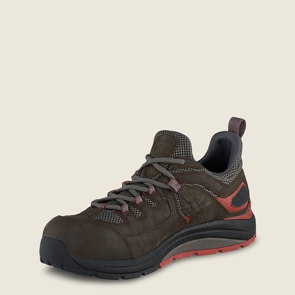 Red Wing Work Shoes Cooltech™ Athletics - Safety Toe - Dark Brown - Mens XEB726049